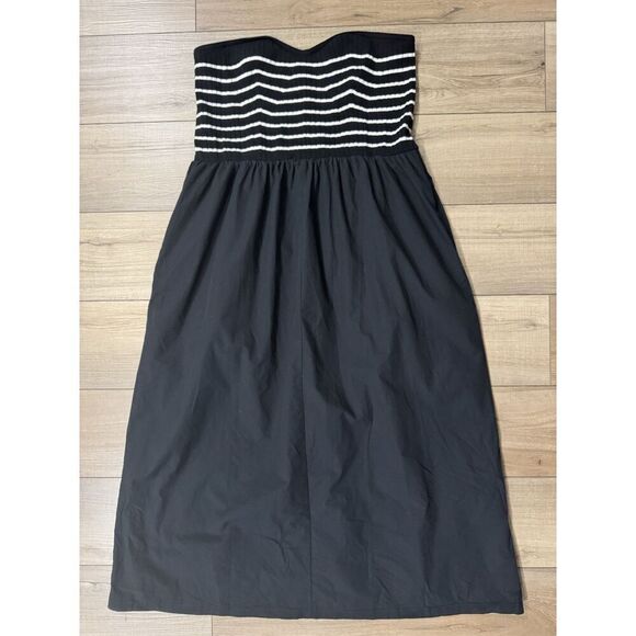 UNIVERSAL THREAD Women's Strapless Bandeau Midi Sweater Slip Dress NWT Black 2XL - Picture 2 of 4